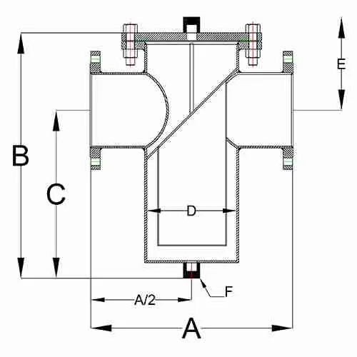 BFE-Series Engineering Diagram Blueprint